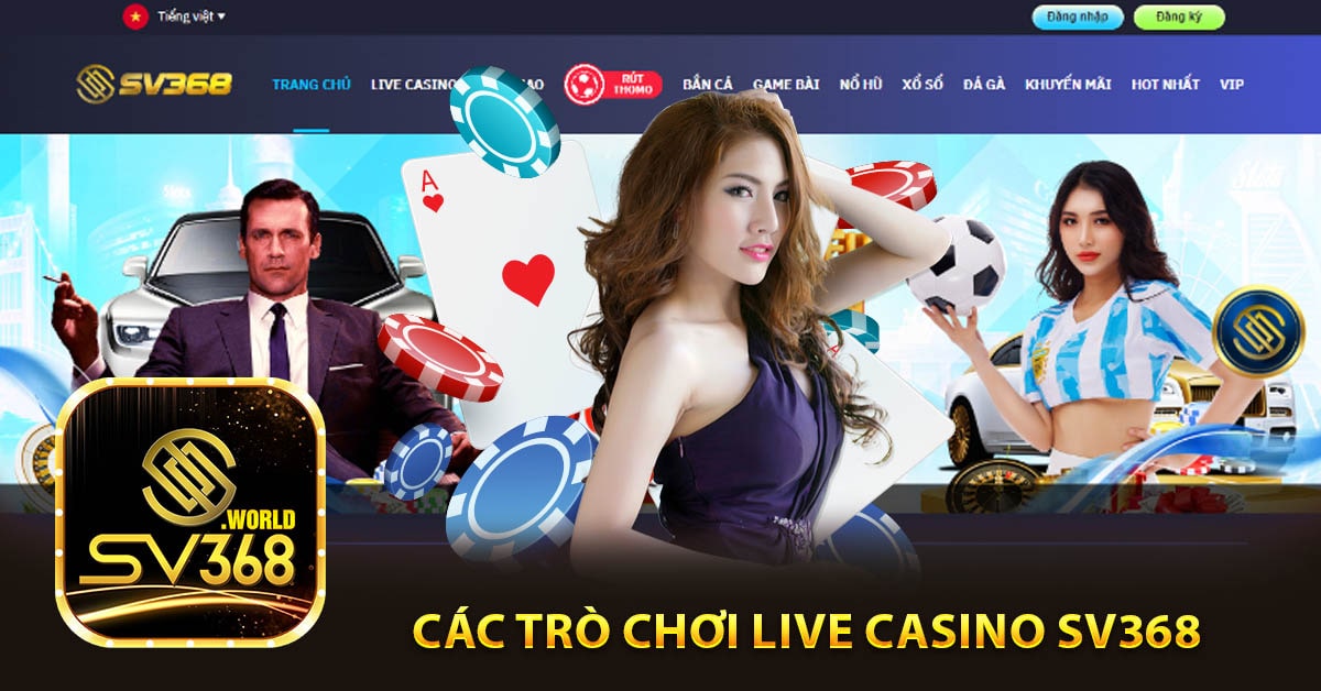 Các trò chơi live casino